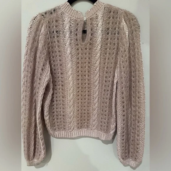 FRAME Femme Cable sweater size large - Picture 6 of 7
